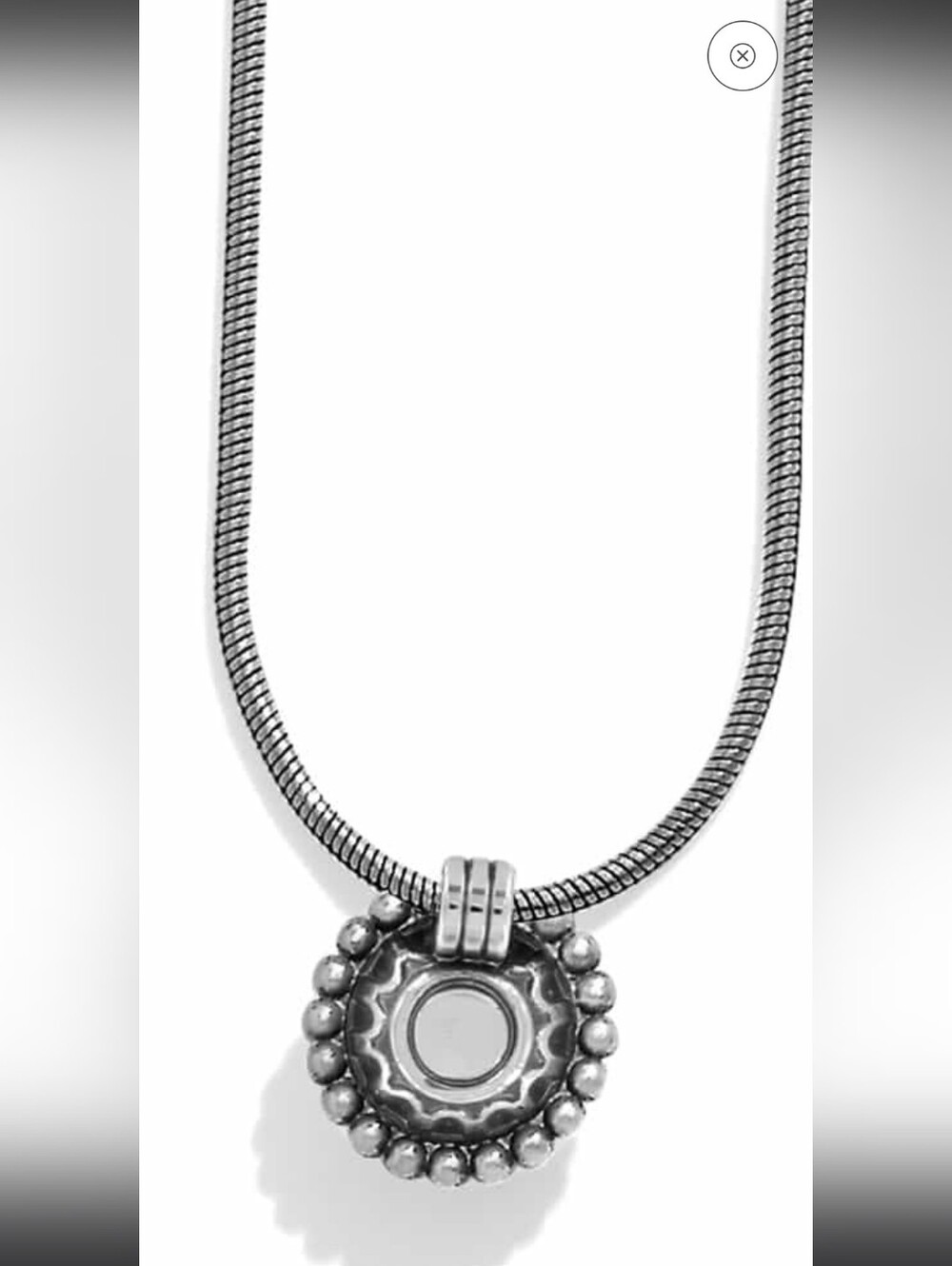 Brighton Twinkle Petite Crystal Necklace Silver JN3332 15"-17.5" - Picture 3 of 8